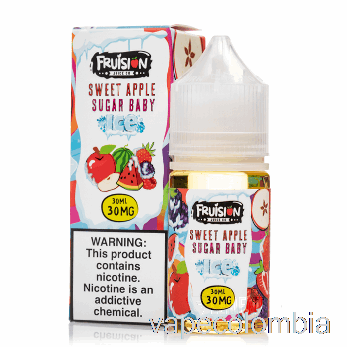 Vape Desechable Dulce Manzana Helada Sugar Baby - Sales De Fruta - 30ml 50mg